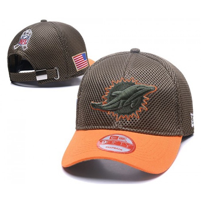 NFL Miami Dolphins Stitched Snapback Hats 073