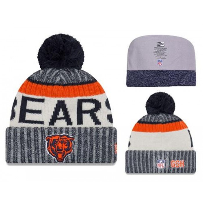 NFL Chicago Bears Logo Stitched Knit Beanies 006