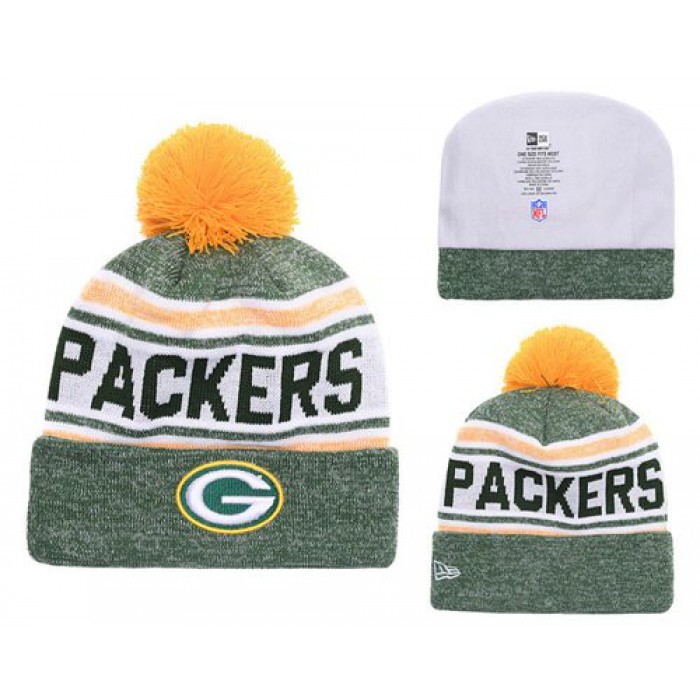 NFL Green Bay Packers Logo Stitched Knit Beanies 025