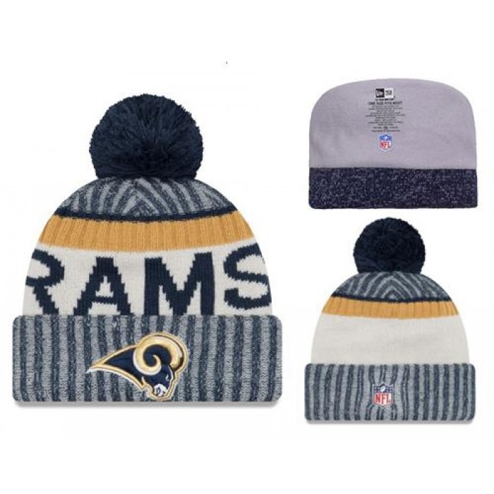 NFL Los Angeles Rams Logo Stitched Knit Beanies 002