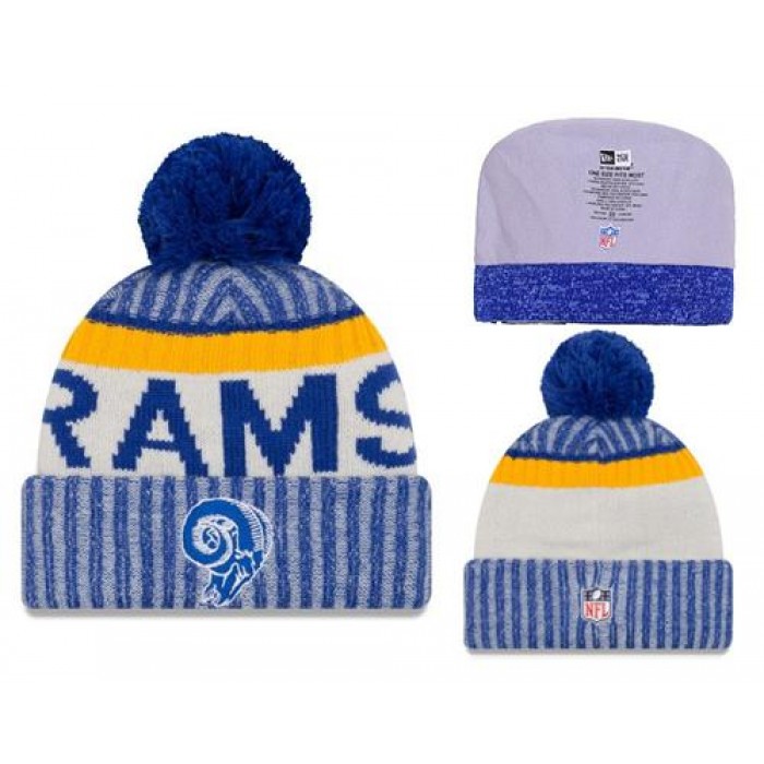 NFL Los Angeles Rams Logo Stitched Knit Beanies 001