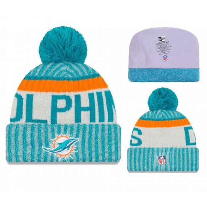NFL Miami Dolphins Logo Stitched Knit Beanies 005
