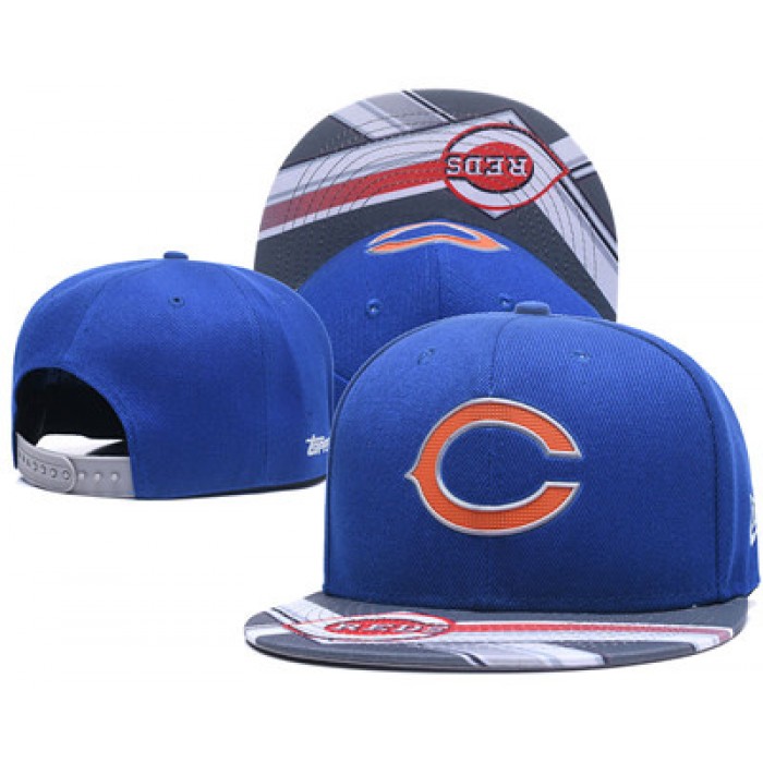 NFL Chicago Bears Team Logo Black Adjustable Hat S77