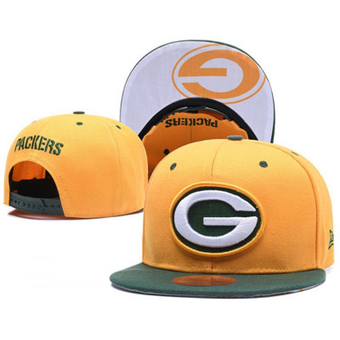 NFL Green Bay Packers Team Logo Snapback Adjustable Hat LT16