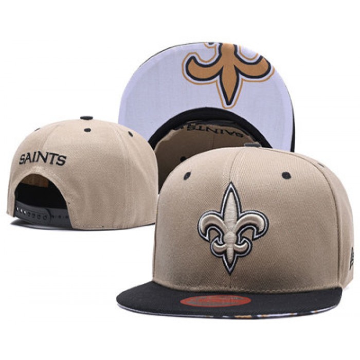NFL New Orleans Saints Team Logo Snapback Adjustable Hat LT15