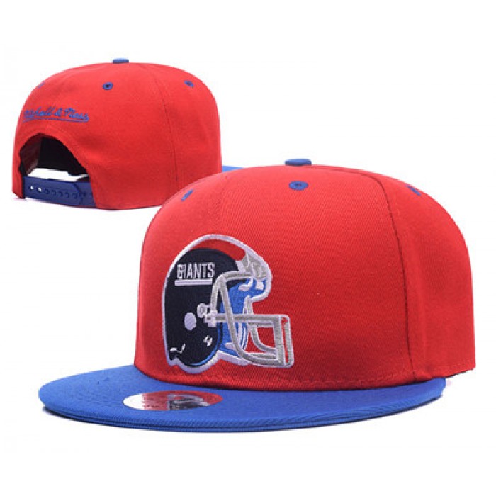 NFL New York Giants Team Logo Red Snapback Adjustable Hat GS56