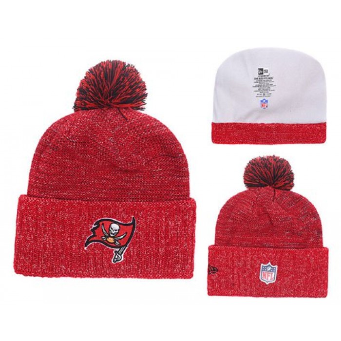 NFL Tampa Bay Buccaneers Logo Stitched Knit Beanies 008