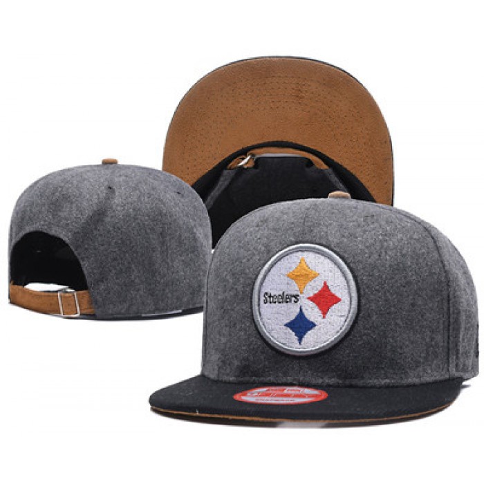 NFL Pittsburgh Steelers Team Logo Snapback Adjustable Hat