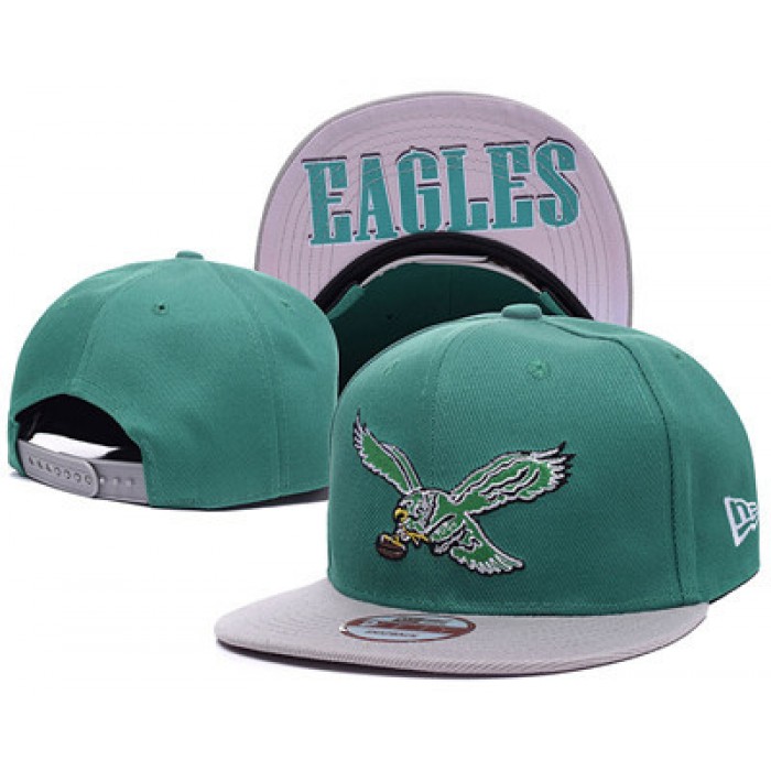 NFL Philadelphia Eagles Fresh Logo Green Adjustable Hat Cheap