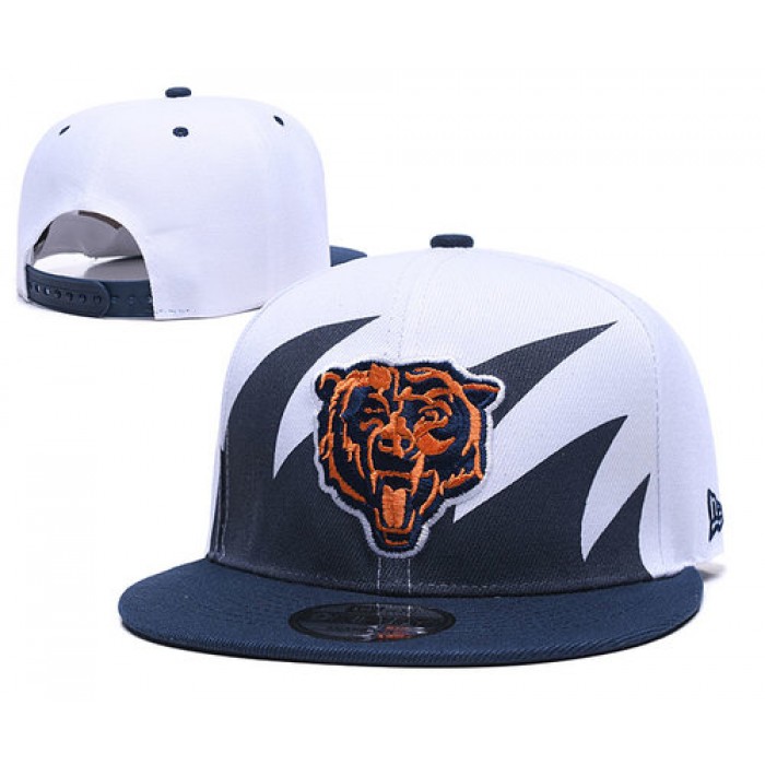 Bears Team Logo Blue Peaked Adjustable Hats