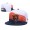 Bears Team Logo Orange Peaked Adjustable Hat