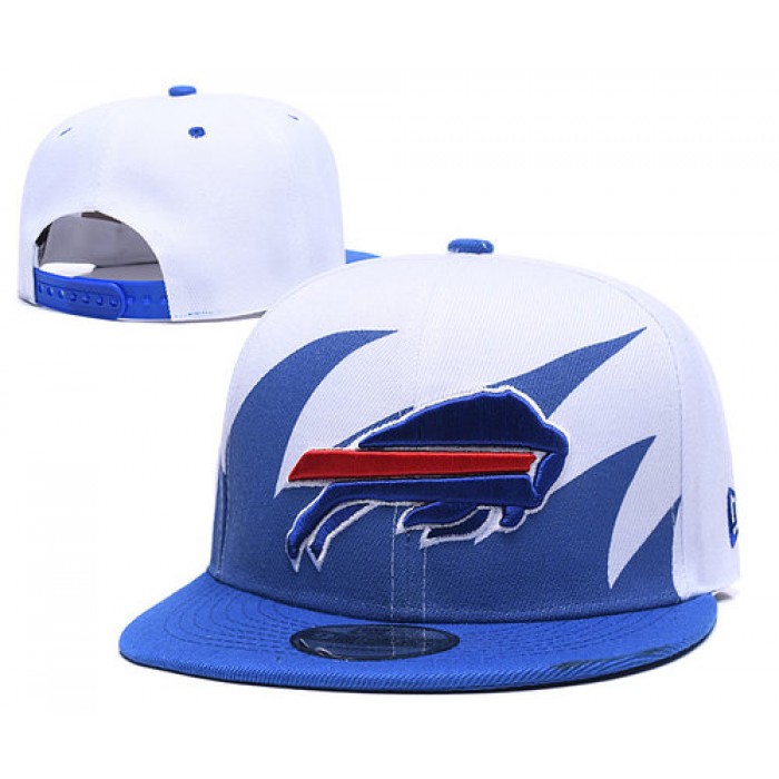 Bills Team Logo White Adjustable Hat TX
