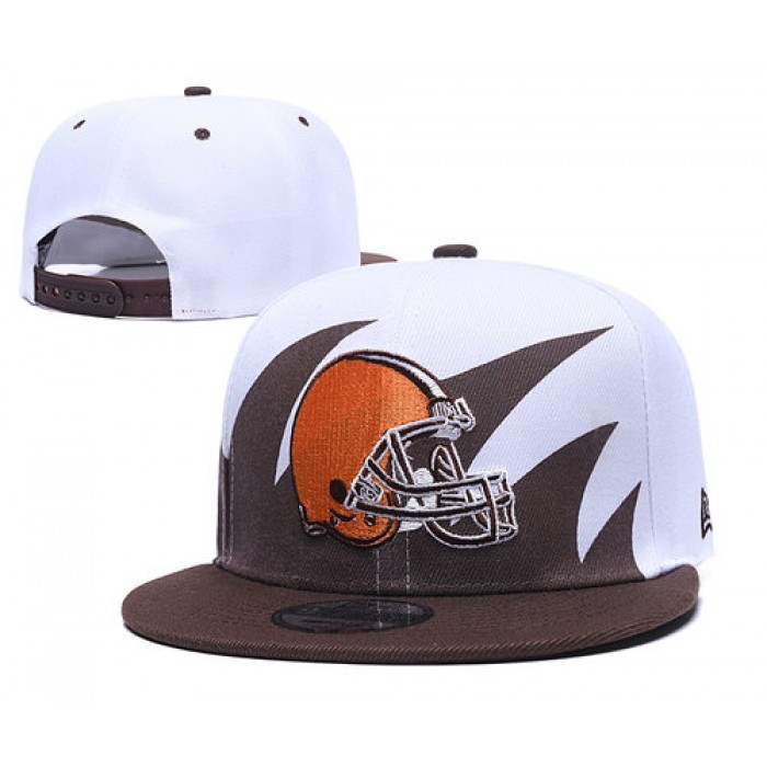 Browns Team Logo brown White Adjustable Hat