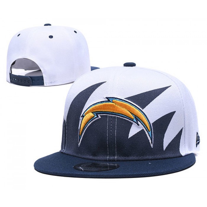 Chargers Team Logo Navy White Adjustable Hat