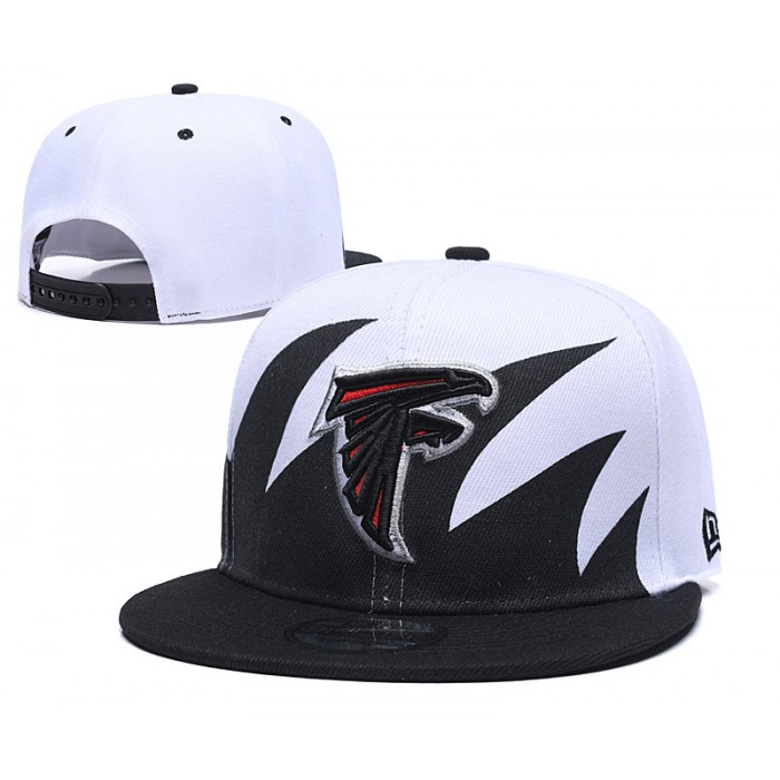 Falcons Team Logo Black White Adjustable Hat