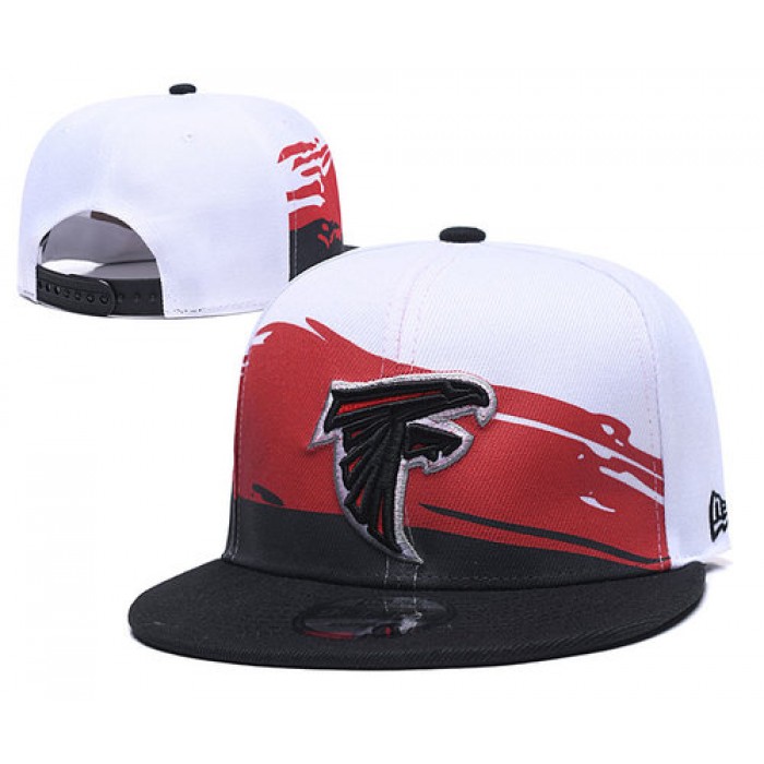 Falcons Team Logo Black Red Adjustable Hat