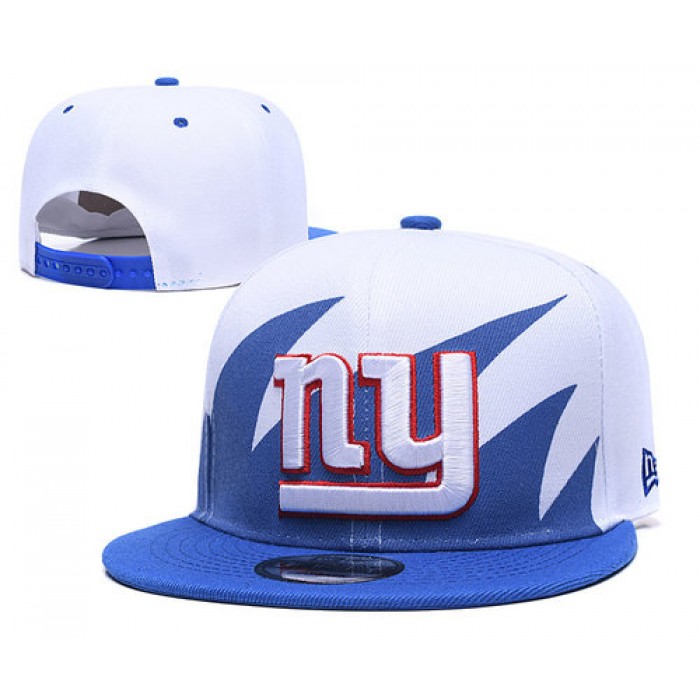 New York Giants Team Logo Blue White Adjustable Hat