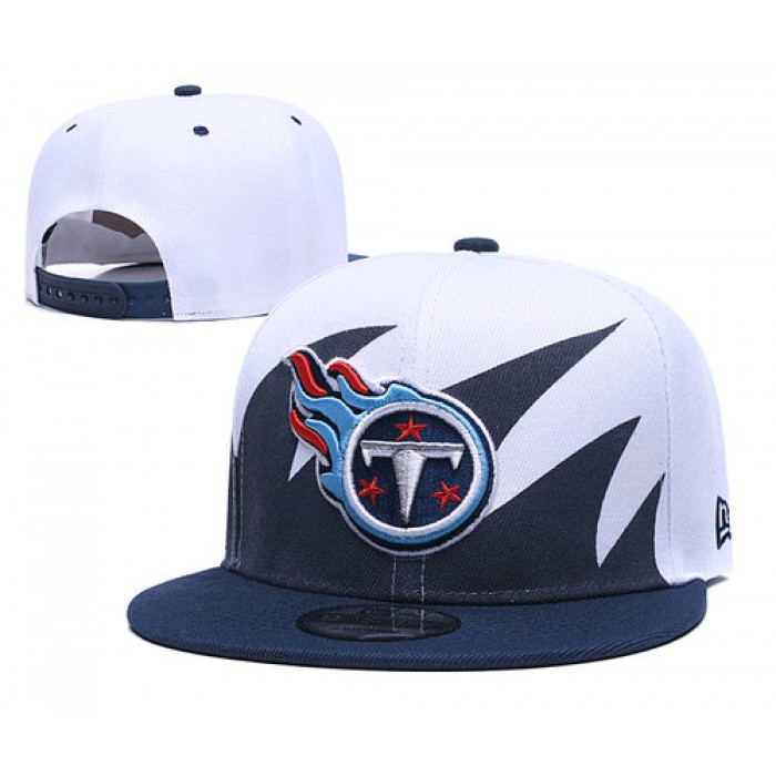 Titans Team Logo Navy White Adjustable Hat