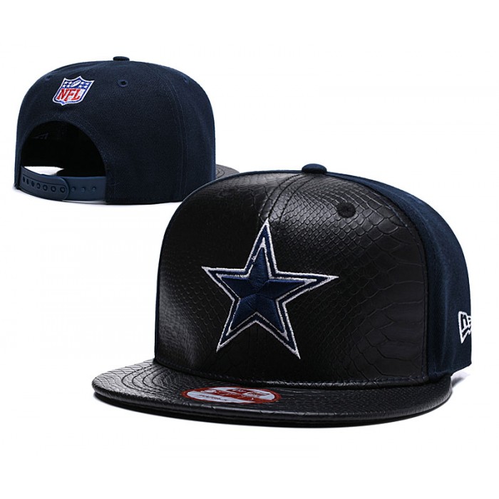 NFL Dallas Cowboys Team Logo Black Adjustable Hat YD