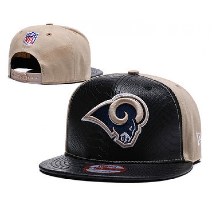 NFL Los Rams Team Logo Navy Adjustable Hat YD