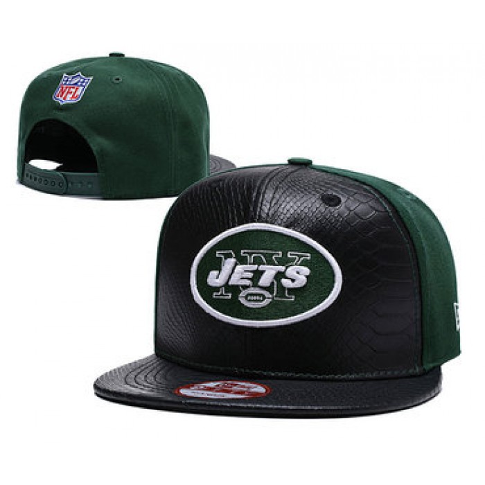 NFL New York Jets Team Logo Green-Adjustable Hat-YD