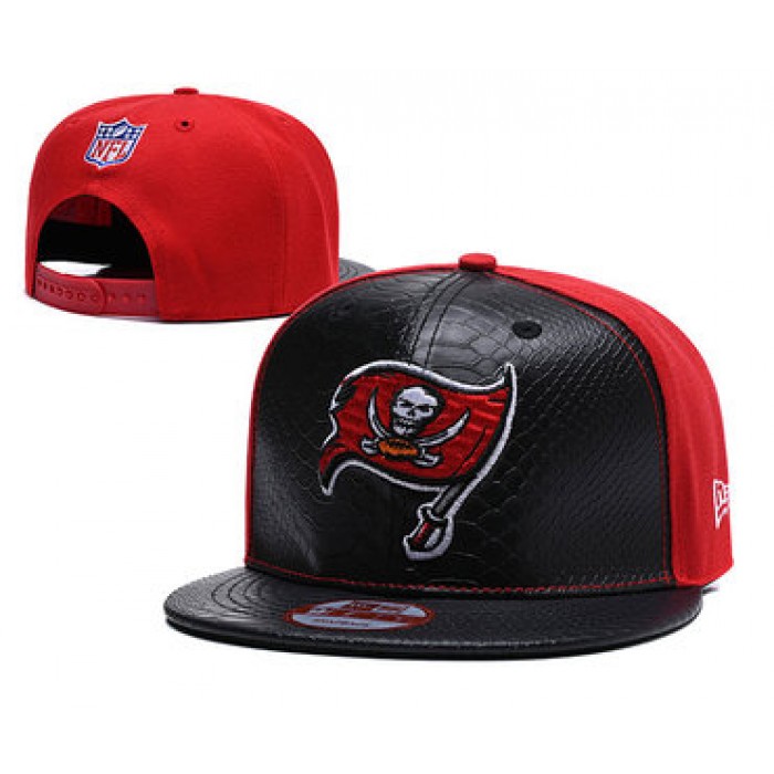 NFL Tampa Bay Buccaneers Team Logo Red Silver Adjustable Hat YD