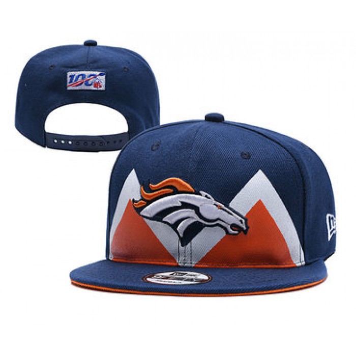 Broncos Team Logo Navy 2019 Draft Adjustable Hat YD