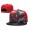 Buccaneers Team Logo Red Black Adjustable Leather Hat TX