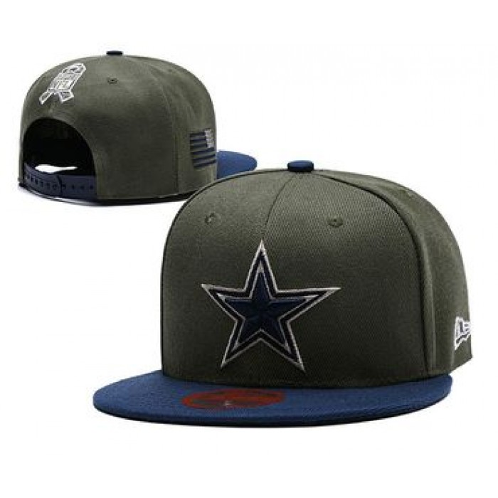 Cowboys Team Logo Olive Adjustable Hat LT