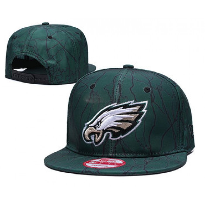 Eagles Team Logo Green Adjustable Hat TX