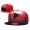 Falcons Team Logo Black Red Galaxy Adjustable Hat GS