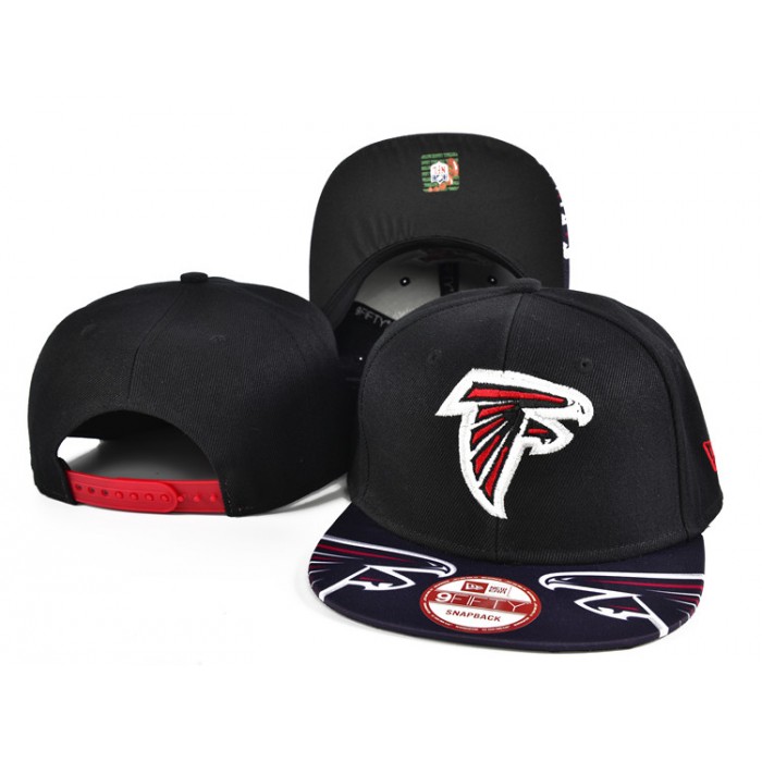 Falcons Team Logo Black Adjustable Hat SF
