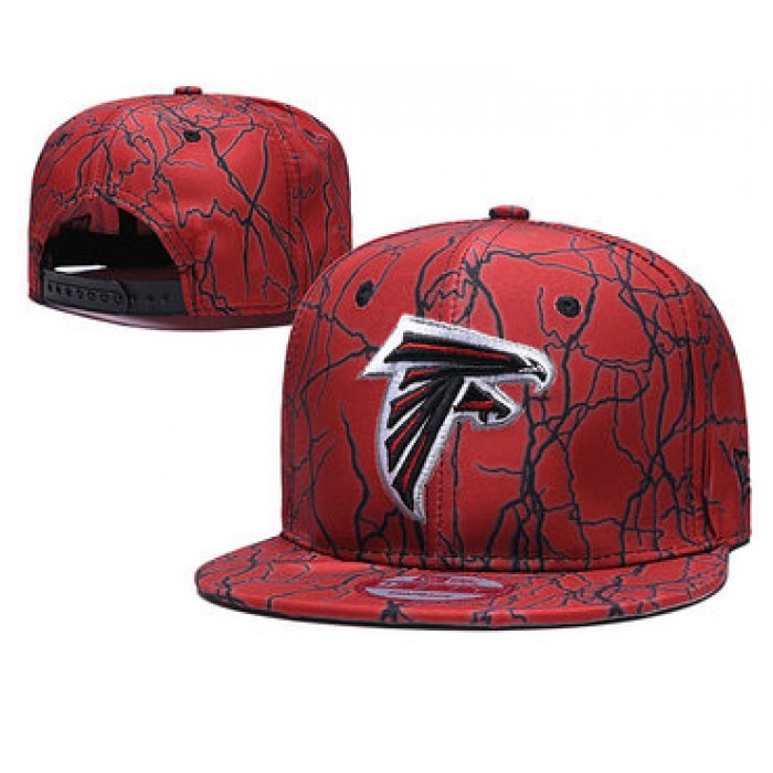 Falcons Team Logo Red Adjustable Hat TX