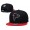 Falcons Team Logo Black Red Adjustable Hat TX