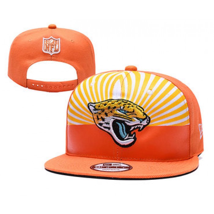 Jaguars Team Logo Orange 2019 Draft Adjustable Hat YD