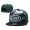 Jets Team Logo Green Black Adjustable Leather Hat TX