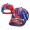 New York Giants Team Logo Red Royal Peaked Adjustable Fashion Hat YD