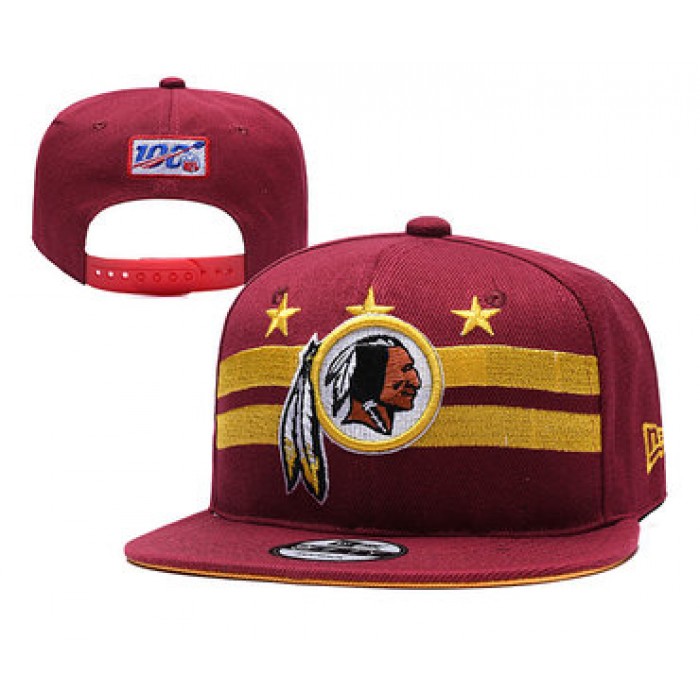 Redskins Team Logo Red 2019 Draft Adjustable Hat YD