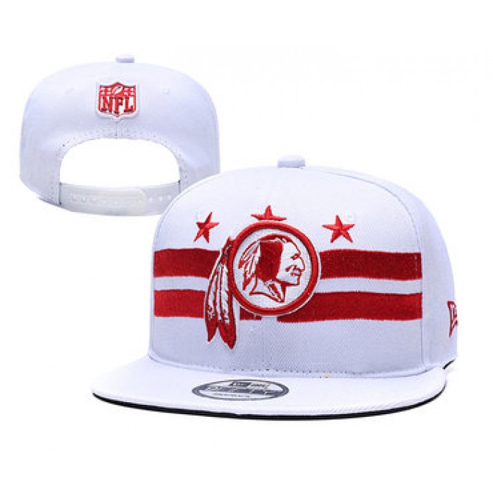Redskins Team Logo White 2019 Draft Adjustable Hat YD