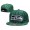 Seahawks Team Logo Green Adjustable Hat TX