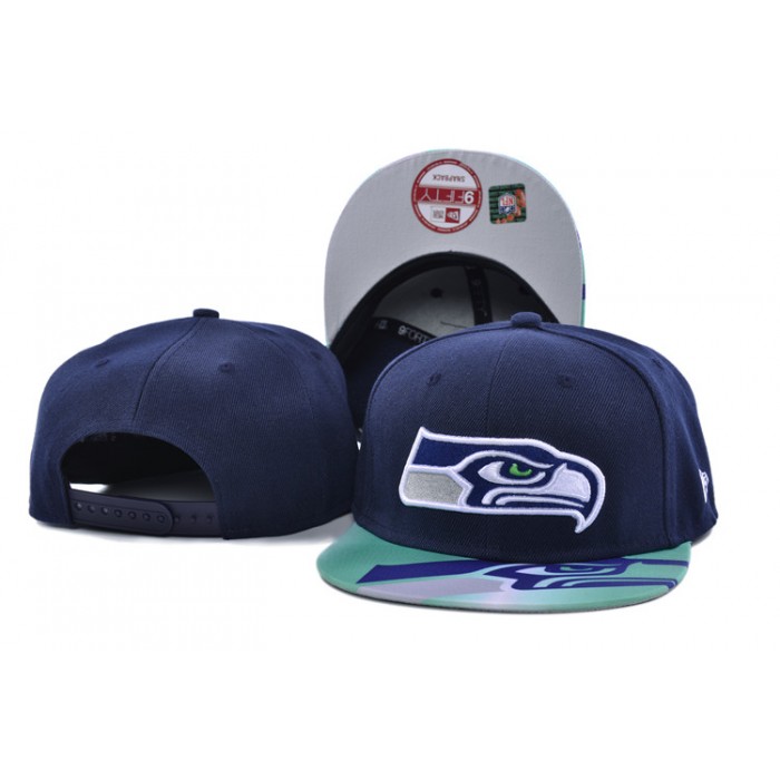 Seahawks Fresh Logo Navy Adjustable Hat SF