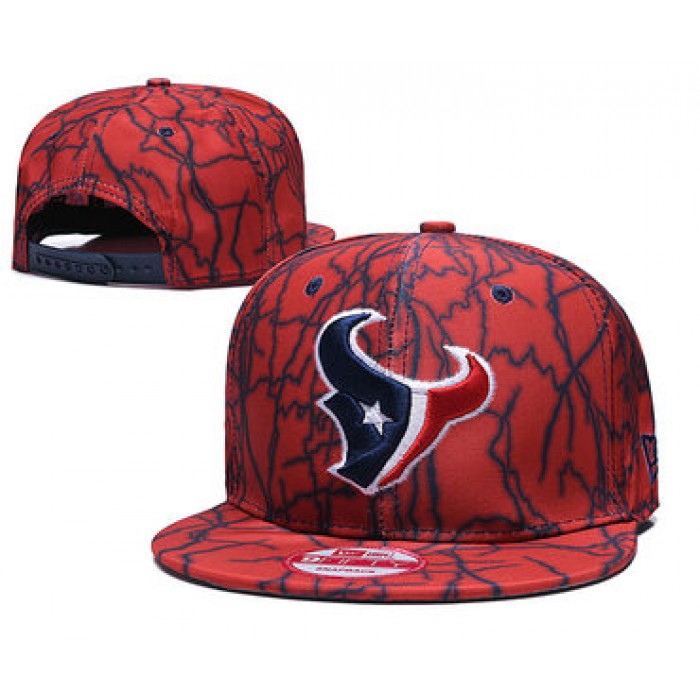 Texans Team Logo Red Adjustable Hat TX