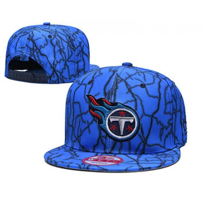 Titans Team Logo Blue Adjustable Hat TX