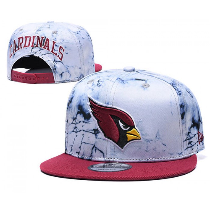 Arizona Cardinals Team Logo Smoke Red Adjustable Hat TX