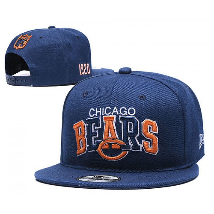 Bears Fresh Logo Navy 1920 Anniversary Adjustable Hat YD