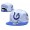 Colts Team Logo Smoke Blue Adjustable Hat TX