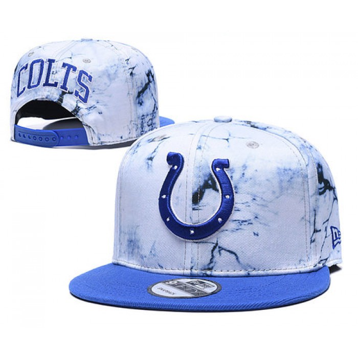 Colts Team Logo Smoke Blue Adjustable Hat TX