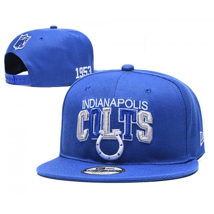 Colts Team Logo Blue 1953 Anniversary Adjustable Hat YD