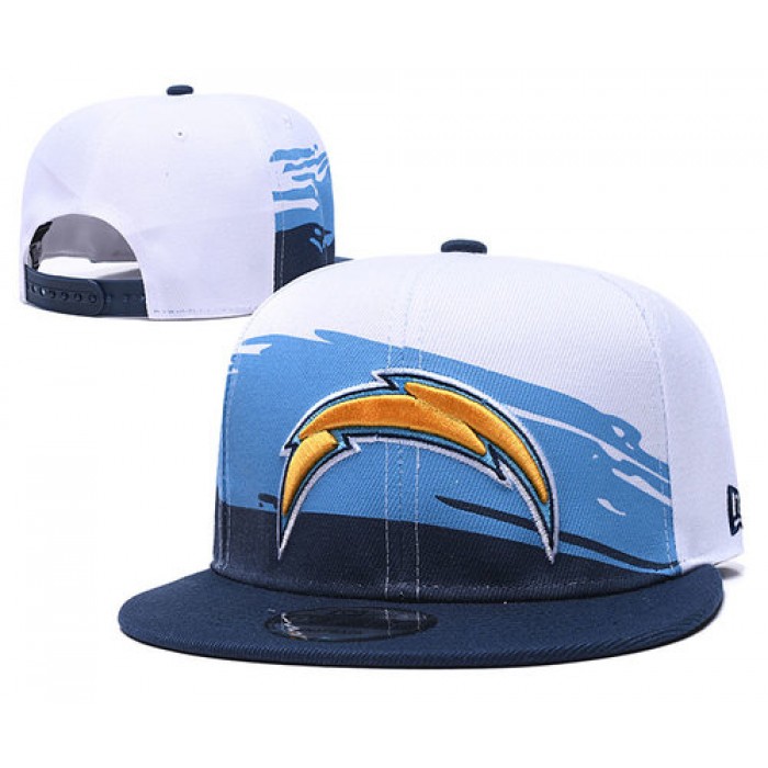 Chargers Team Logo White Navy Adjustable Hat GS