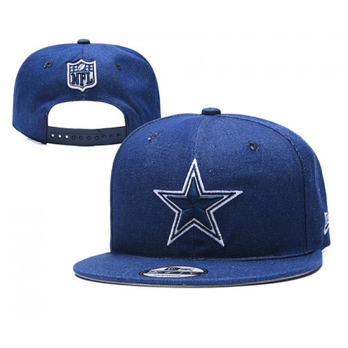 Cowboys Team Logo Blue Adjustable Hat YD